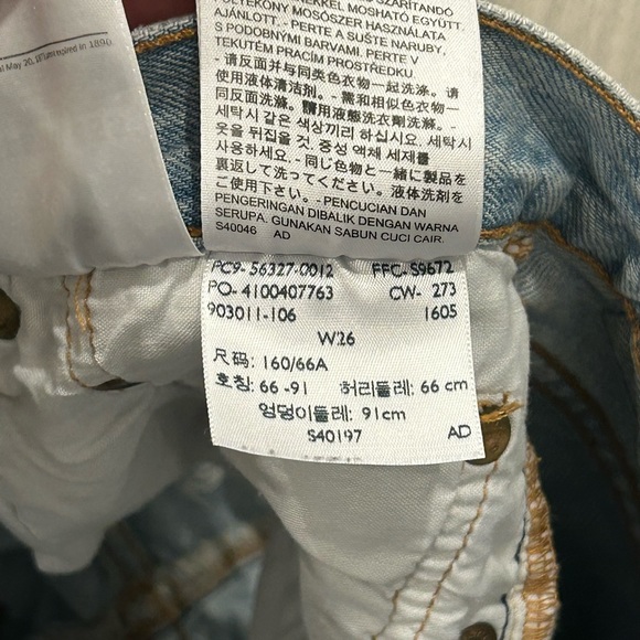 Levi’s jean shorts 501 size 26 - Picture 7 of 7